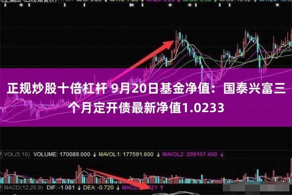 正规炒股十倍杠杆 9月20日基金净值：国泰兴富三个月定开债最新净值1.0233